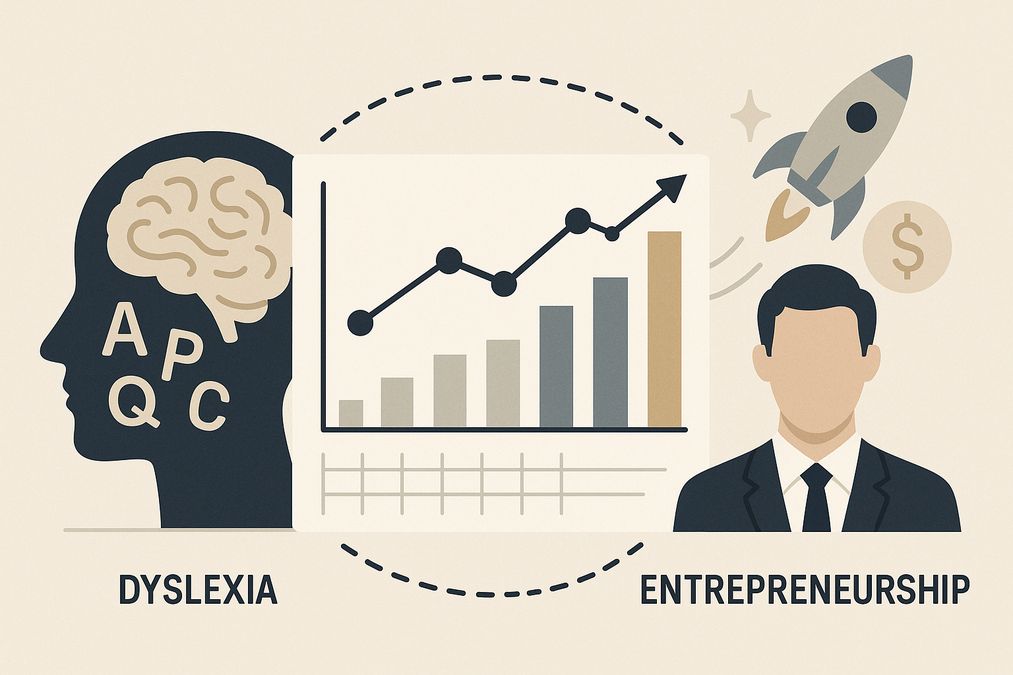 statistical link between dyslexia and entrepreneurship