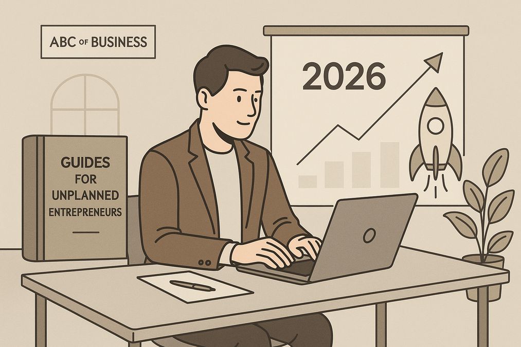 guides for unplanned entrepreneurs starting a business in 2026
