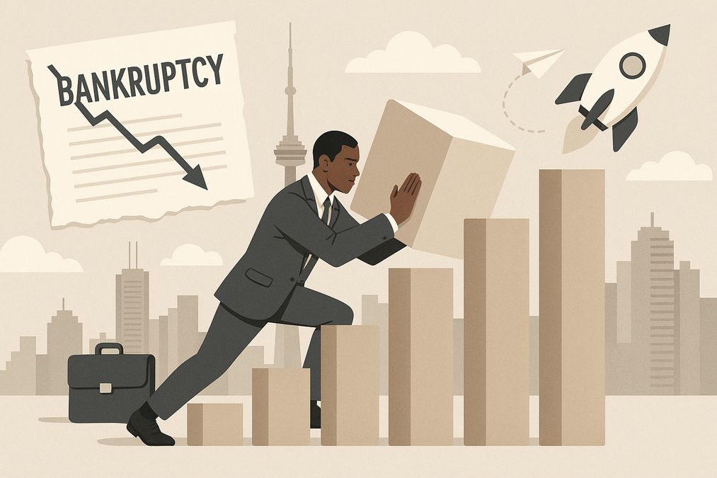 how to rebuild a business after bankruptcy in Toronto