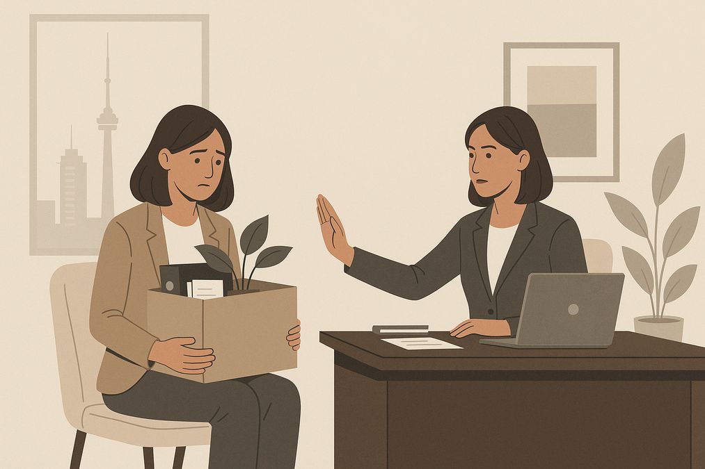 how to fire someone gracefully for first-time managers Toronto Canada