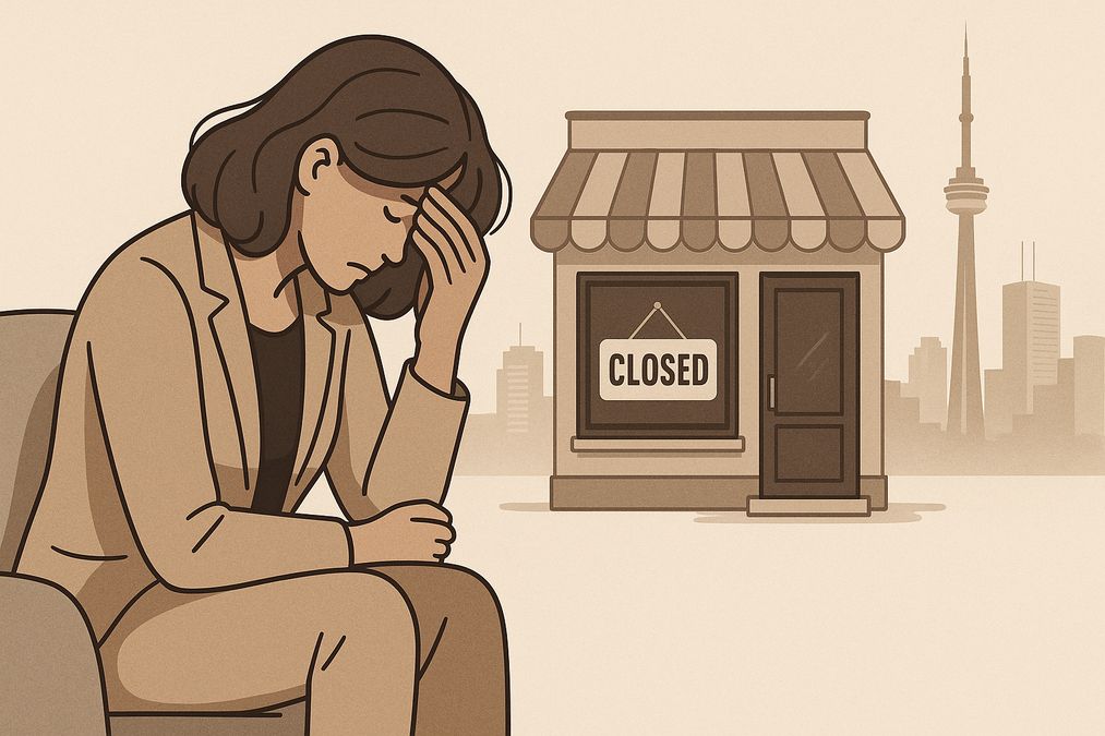 how to cope with grief after closing a Toronto small business